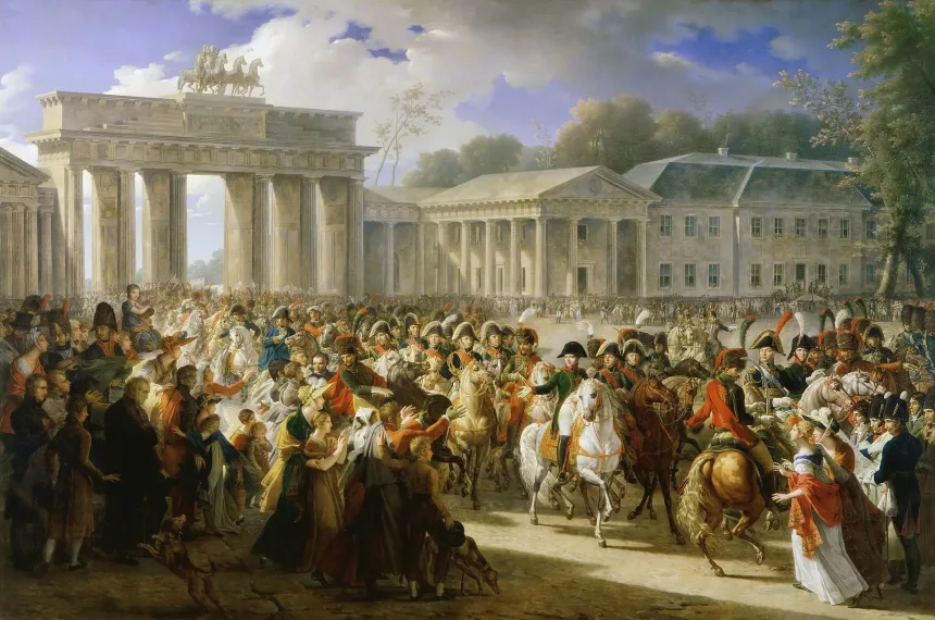 Charles Meynier: Einzug Napoleons in Berlin, 27. Oktober 1806, 1810