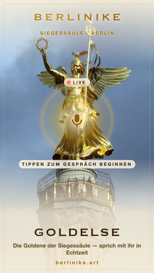 Heller Aufmacher: Live-Gespräch mit Goldelse — Siegessäule