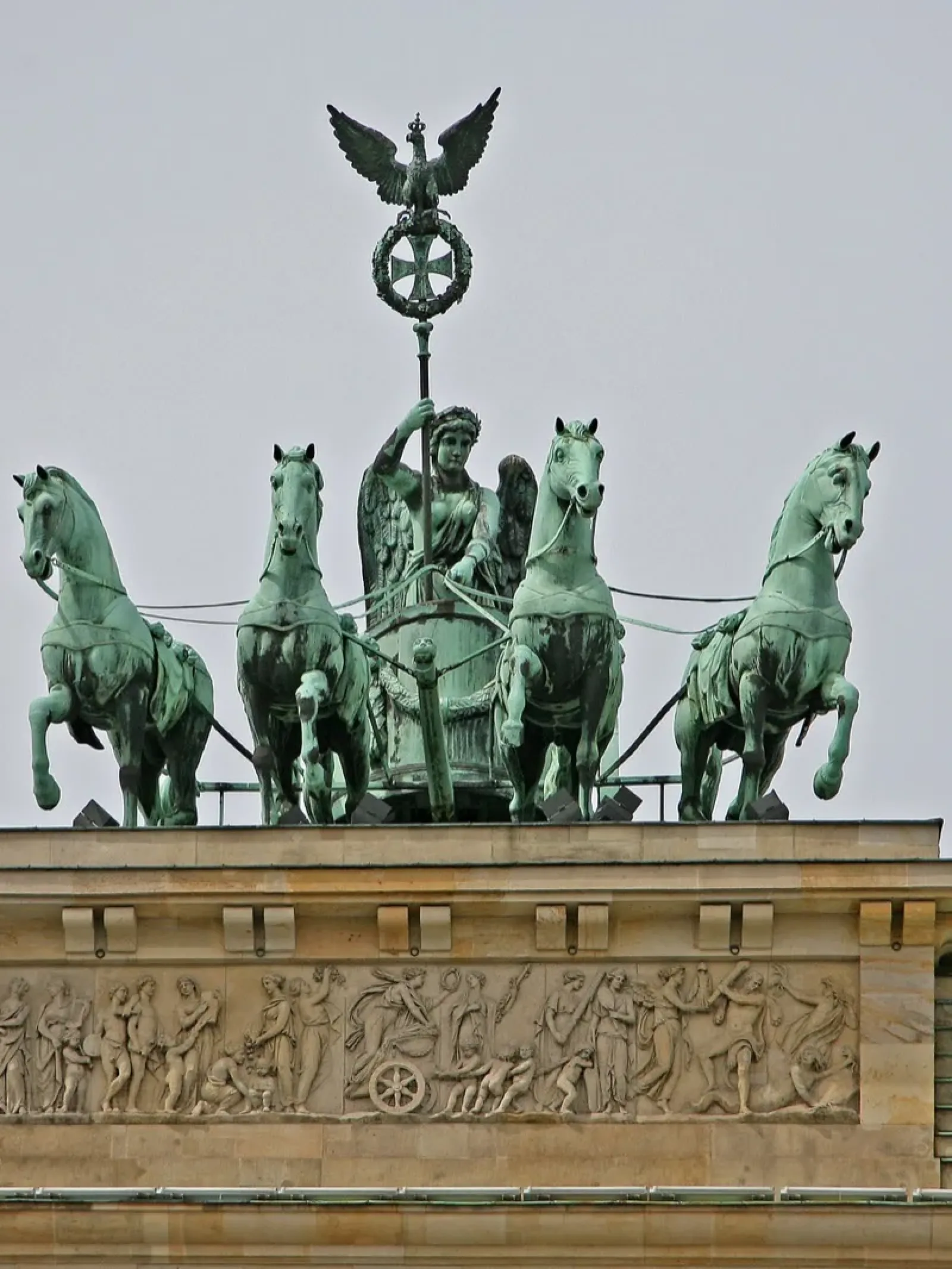 Victoria auf der Quadriga, Brandenburger Tor
